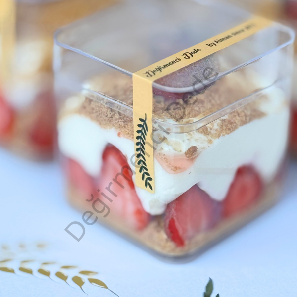 Magnolia Çilekli(Glutensiz, Laktozsuz ve Şeker İlavesiz)